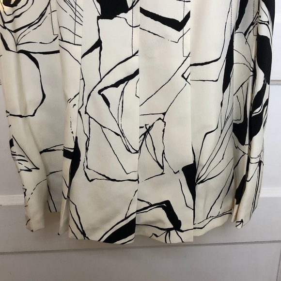 DAVID MEISTER Strapless Black and White Dress - Picture 3 of 3